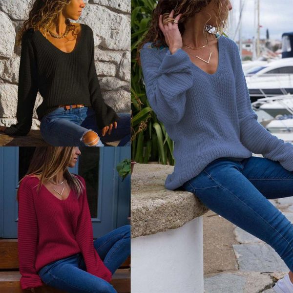 women's sweaters jchb fashion autumn loose female winter knitting casual long sleeve solid colors pullover sweater women clothing, White;black
women's sweaters jchb fashion autumn loose female winter knitting casual long sleeve solid colors pullover sweater women clothing, White;black