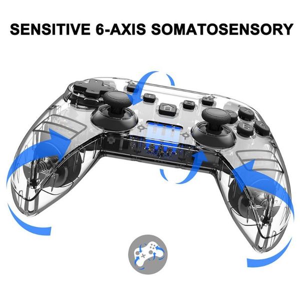 game handle plastic transparent wireless bluetooth controller for switch controllers & joysticks
game handle plastic transparent wireless bluetooth controller for switch controllers & joysticks