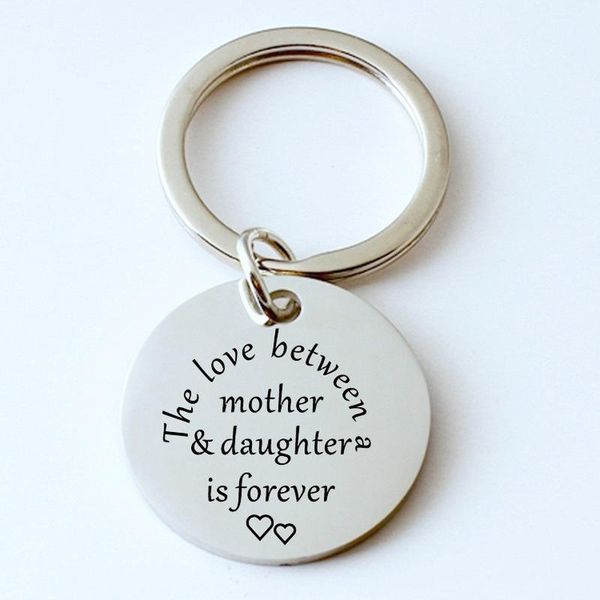 keychains keychain man round key chain women cute stainless steel the love between mother daughter pendant ring silver color brelok
keychains keychain man round key chain women cute stainless steel the love between mother daughter pendant ring silver color brelok
