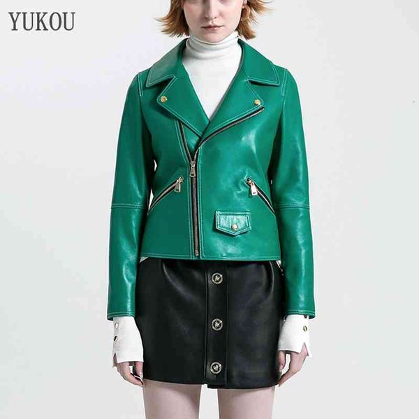 jackets woman coats natural 100% jackets green female real sheepskin motorcycle leather clothing, Black;brown
jackets woman coats natural 100% jackets green female real sheepskin motorcycle leather clothing, Black;brown