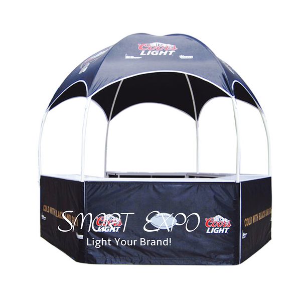custom branding geodesic domes collapsible kiosk advertising display tent for point of sales promotion
custom branding geodesic domes collapsible kiosk advertising display tent for point of sales promotion