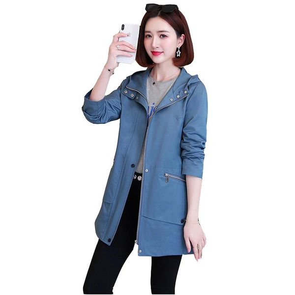 women's trench coats windbreaker coat female medium long fashion korean loose large size autumn hooded jacket tide, Tan;black
women's trench coats windbreaker coat female medium long fashion korean loose large size autumn hooded jacket tide, Tan;black