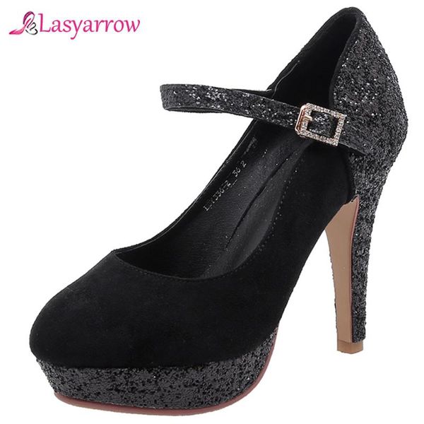 dress shoes lasyarrow autumn high heels women mary janes crystal platform thin wedding pumps ladies red size 32-43 j959, Black
dress shoes lasyarrow autumn high heels women mary janes crystal platform thin wedding pumps ladies red size 32-43 j959, Black