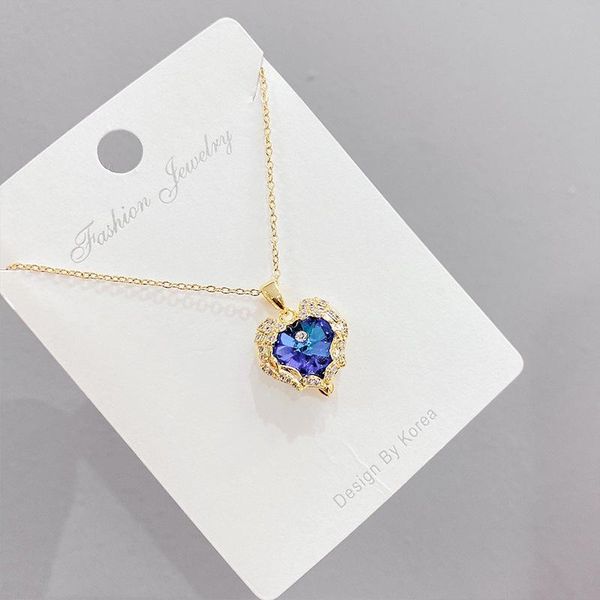 pendant necklaces european and american necklace jewelry zircon love female personality creative clavicle chain ornament, Silver
pendant necklaces european and american necklace jewelry zircon love female personality creative clavicle chain ornament, Silver