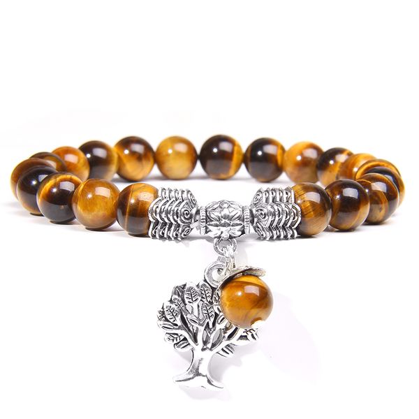 women bracelets men charm natural tiger eye gem stone tree of life bracelets reiki healing energy mala yoga bracelet jewelry, Black
women bracelets men charm natural tiger eye gem stone tree of life bracelets reiki healing energy mala yoga bracelet jewelry, Black