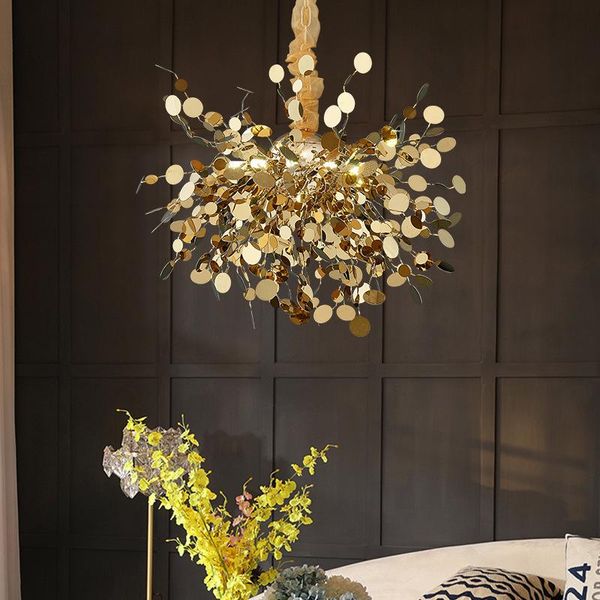 chandeliers home decoration salon led for living dining room loft stainless steel art golden hanging lamps ceiling
chandeliers home decoration salon led for living dining room loft stainless steel art golden hanging lamps ceiling