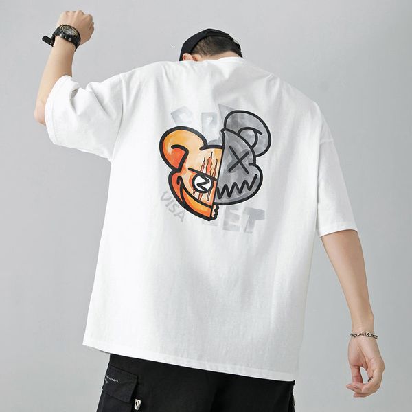 t shirt 200g cotton short sleeve men's summer guochao xinjiang brand clothes half large size, White;black
t shirt 200g cotton short sleeve men's summer guochao xinjiang brand clothes half large size, White;black