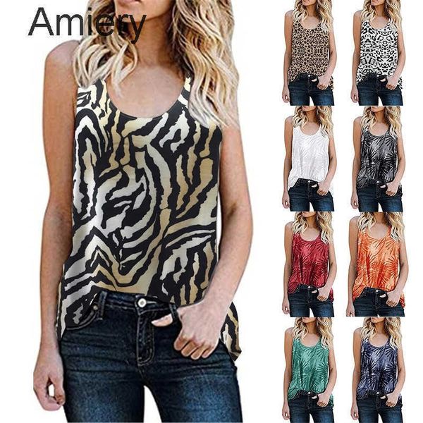 summer women's casual sleeveless vest round neck leopard flower rotten t-shirt blouse fashion designer style a125, White
summer women's casual sleeveless vest round neck leopard flower rotten t-shirt blouse fashion designer style a125, White