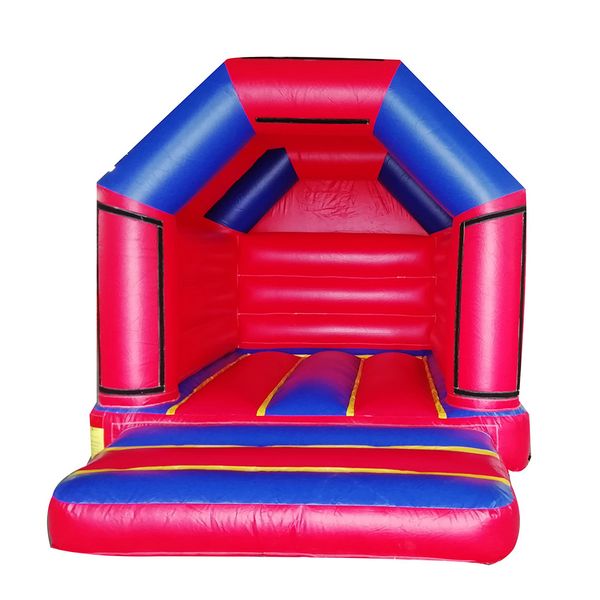 4x2.5x2.5m red blue color mini bouncer inflatable trampoline jumping house bounce castle with advertising sticker box for kids
4x2.5x2.5m red blue color mini bouncer inflatable trampoline jumping house bounce castle with advertising sticker box for kids