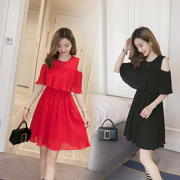 maternity dresses fashion summer breast feeding dress for pregnant women off shoulder chiffon ruffled pleated nursing, White
maternity dresses fashion summer breast feeding dress for pregnant women off shoulder chiffon ruffled pleated nursing, White