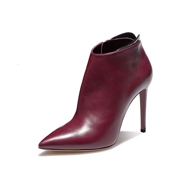 boot vine luxury paint women pointed toe ankle boots from real leather fashon finos zapatos high leaves mujer femme ladies short, Black
boot vine luxury paint women pointed toe ankle boots from real leather fashon finos zapatos high leaves mujer femme ladies short, Black