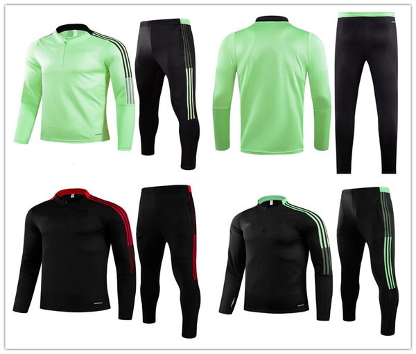 21/22 men tracksuit full zip jacket football sportswear blue foot jogging 2022 soccer training suit, Black
21/22 men tracksuit full zip jacket football sportswear blue foot jogging 2022 soccer training suit, Black