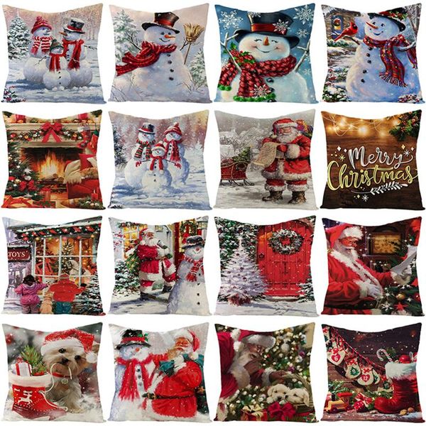 cushion/decorative pillow 1pc fashion christmas cotton linen sofa car home decor cushions for coussin cojines decorations
cushion/decorative pillow 1pc fashion christmas cotton linen sofa car home decor cushions for coussin cojines decorations