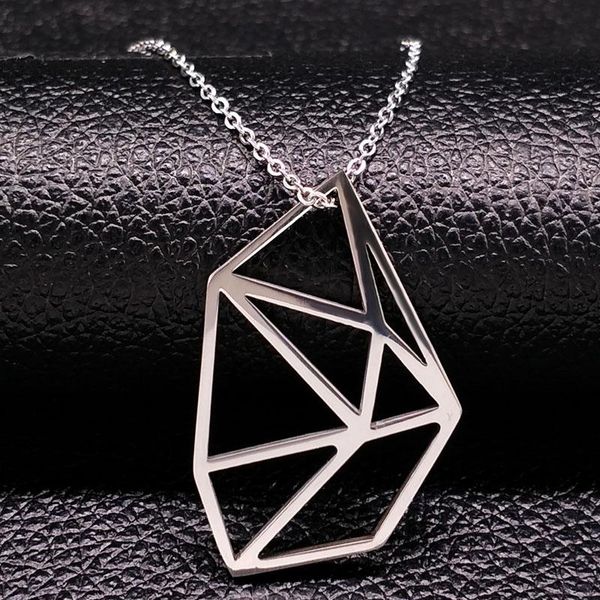 pendant necklaces 2021 geometry stainless steel for women jewerly silver color necklace & jewelry accesorios gargantilha n17927
pendant necklaces 2021 geometry stainless steel for women jewerly silver color necklace & jewelry accesorios gargantilha n17927