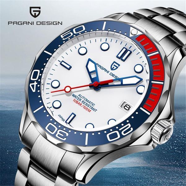 watch men luxury sapphire crystal automatic mechanical watches for ceramic bezel waterproof 100m wristwatches, Slivery;brown
watch men luxury sapphire crystal automatic mechanical watches for ceramic bezel waterproof 100m wristwatches, Slivery;brown