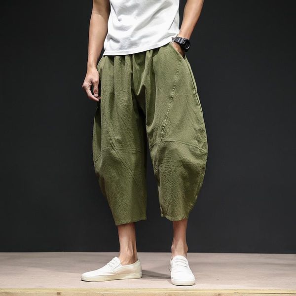 men's pants 2021 summer male cross loose korean casual men streetwear calf-length harem hiphop jogger trousers, Black
men's pants 2021 summer male cross loose korean casual men streetwear calf-length harem hiphop jogger trousers, Black