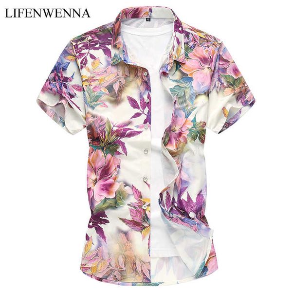 summer fashion print men's shirt floral print short sleeve shirt mens clothes trend mens slim fit casual print shirts -7xl 210528, White;black
summer fashion print men's shirt floral print short sleeve shirt mens clothes trend mens slim fit casual print shirts -7xl 210528, White;black