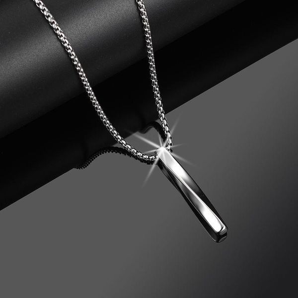 pendant necklaces minimalist spiral geometric stick rectangle bar necklace clavicle chain choker stainless steel men jewelry gift, Silver
pendant necklaces minimalist spiral geometric stick rectangle bar necklace clavicle chain choker stainless steel men jewelry gift, Silver