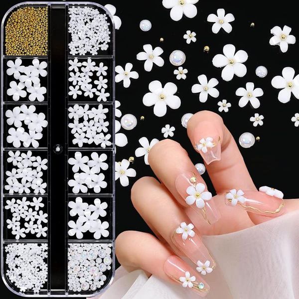 nail art decorations 12 grid/box decoration diy 3d shell flower imitation accessories tool charming pearl alloy fashion manicure, Silver;gold
nail art decorations 12 grid/box decoration diy 3d shell flower imitation accessories tool charming pearl alloy fashion manicure, Silver;gold