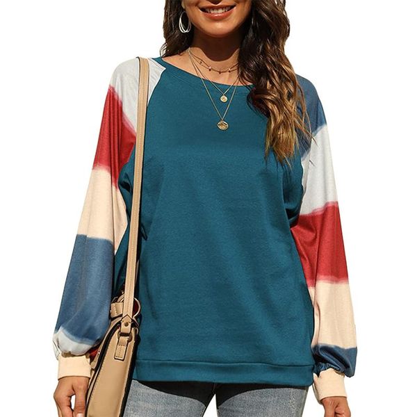 women's t-shirt 2021 autumn color block t-shirts fashion casual long sleeve round neck pullover ladies loose cotton oversized xxl, White
women's t-shirt 2021 autumn color block t-shirts fashion casual long sleeve round neck pullover ladies loose cotton oversized xxl, White