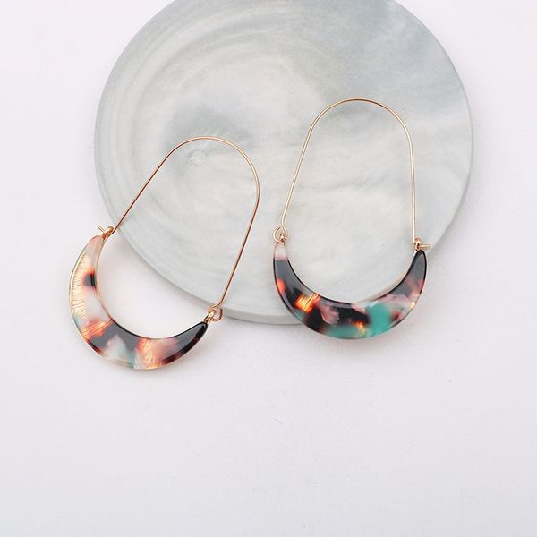 europe and the united states big earrings alloy crescent earrings acetate acrylic leopard plate large ear hook female earrings, Golden
europe and the united states big earrings alloy crescent earrings acetate acrylic leopard plate large ear hook female earrings, Golden
