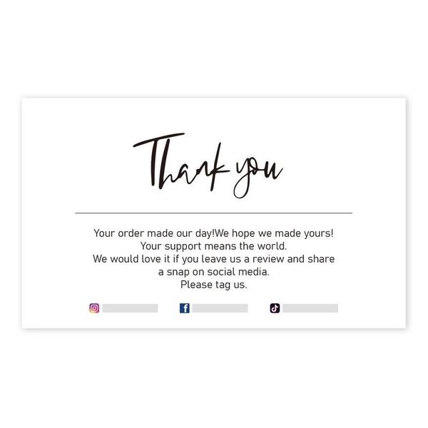 greeting cards 30pcs thank you for your order card label goods follow write business small gift decoration
greeting cards 30pcs thank you for your order card label goods follow write business small gift decoration