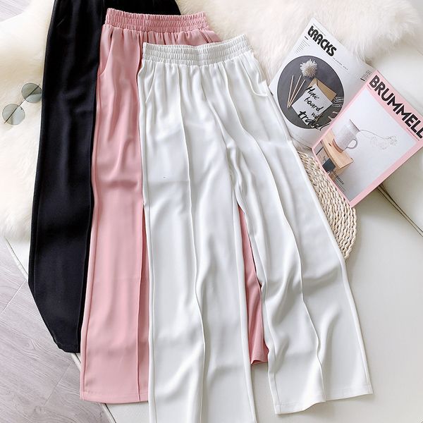 women's pants & capris summer high waist casual female trousers outwear wide leg fashion design stright cq8w, Black;white
women's pants & capris summer high waist casual female trousers outwear wide leg fashion design stright cq8w, Black;white