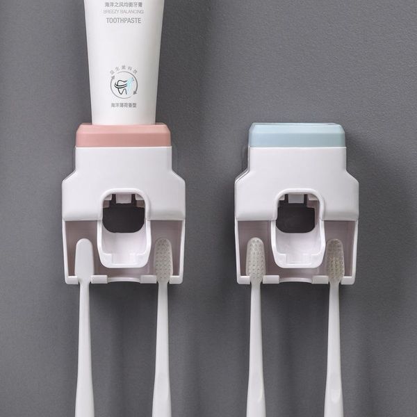 fully automatic toothpaste dispenser hole punched toothbrush storage shelf wall hangers bathroom accessories sets bath accessory set
fully automatic toothpaste dispenser hole punched toothbrush storage shelf wall hangers bathroom accessories sets bath accessory set