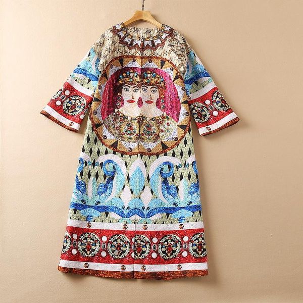 women's trench coats european and american clothing winter 2022 three-quarter sleeve vintage print nail bead fashionable coat, Tan;black
women's trench coats european and american clothing winter 2022 three-quarter sleeve vintage print nail bead fashionable coat, Tan;black