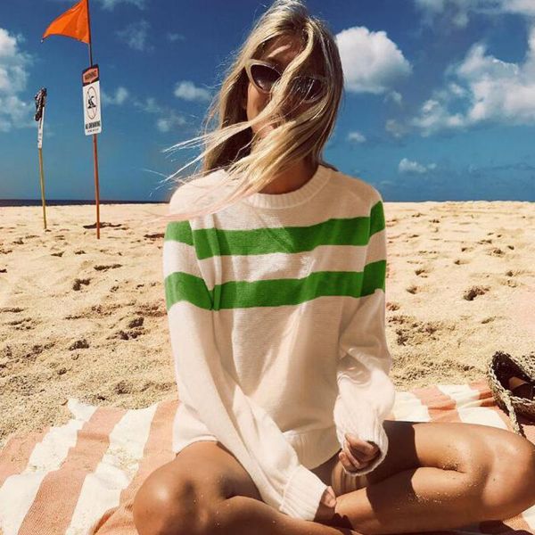women's sweaters liva girl college candy color stripes sweater female harajuku clothing for women, White;black
women's sweaters liva girl college candy color stripes sweater female harajuku clothing for women, White;black