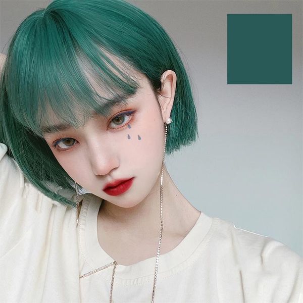 synthetic wigs shangke black green pink wig short straight bob with bangs female lolita cosplay for women colored
synthetic wigs shangke black green pink wig short straight bob with bangs female lolita cosplay for women colored