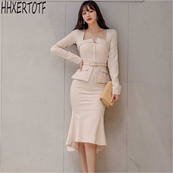 spring autumn elegant ol temperament women ruffles mermaid dress high waist sheath dresses 210531, Black;gray
spring autumn elegant ol temperament women ruffles mermaid dress high waist sheath dresses 210531, Black;gray