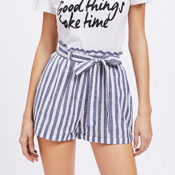 women's shorts womail women summer stripe print elastic short sport waist fashion loose casual lady dropship j18, White;black
women's shorts womail women summer stripe print elastic short sport waist fashion loose casual lady dropship j18, White;black
