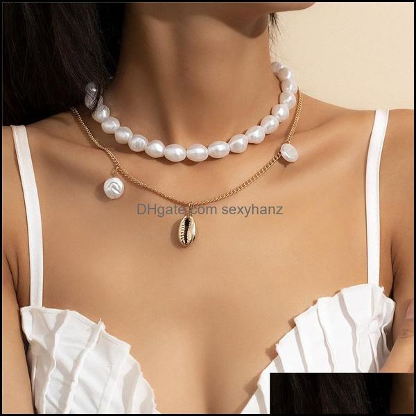pendant necklaces & pendants jewelry double layer pearl beaded women alloy tassel shell dress chain european summer vacation beach gold neck, Silver
pendant necklaces & pendants jewelry double layer pearl beaded women alloy tassel shell dress chain european summer vacation beach gold neck, Silver