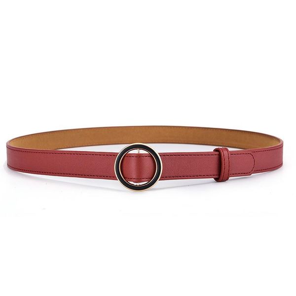 belts 2021 designer gold metal round buckle belt ladies korean wide black red leather waist band for women jeans pants cinto, Black;brown
belts 2021 designer gold metal round buckle belt ladies korean wide black red leather waist band for women jeans pants cinto, Black;brown