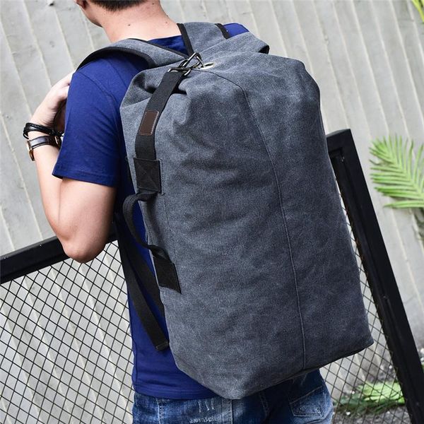 backpack men casual travel large capacity male solid color canvas shoulder bag teenages bucket 2021
backpack men casual travel large capacity male solid color canvas shoulder bag teenages bucket 2021