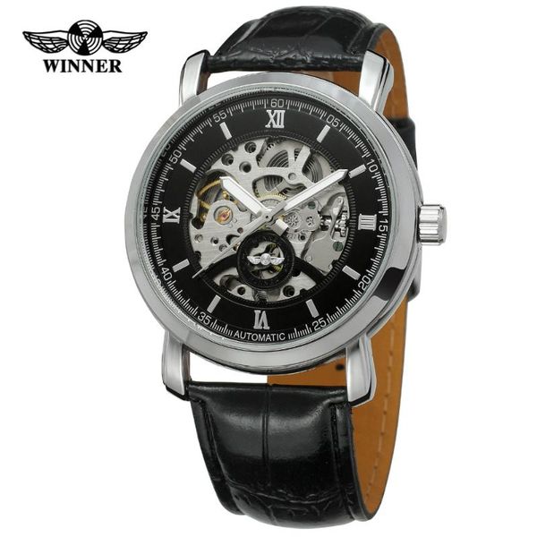 t-winner men's analog watch fashion skeleton automatic self-wind black leather strap gift latest wristwatch wrg8115m3 wristwatches, Slivery;brown
t-winner men's analog watch fashion skeleton automatic self-wind black leather strap gift latest wristwatch wrg8115m3 wristwatches, Slivery;brown