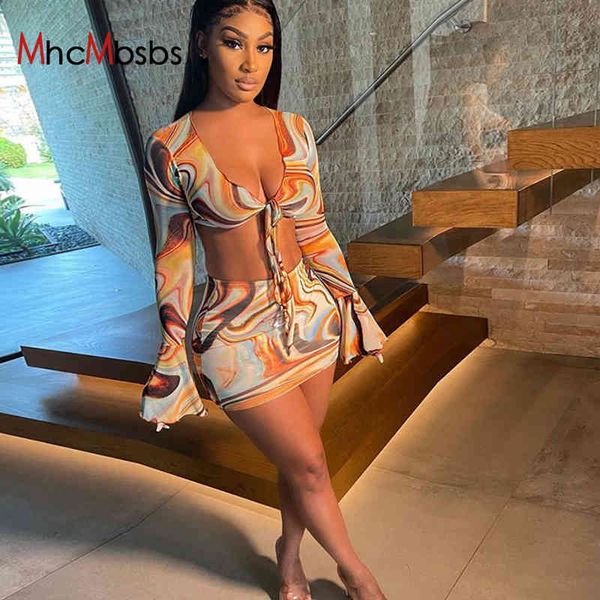 2pcs set flared long sleeve cut out bandage mini skirts outfits summer see through mesh printed party bodycon crop 210517, White
2pcs set flared long sleeve cut out bandage mini skirts outfits summer see through mesh printed party bodycon crop 210517, White