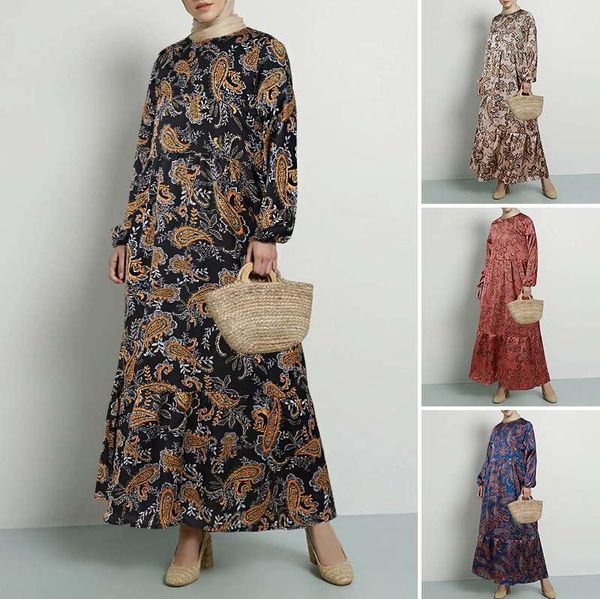 casual dresses zanzea women muslim abaya dress bohemian floral print maxi sundress autumn long sleeve hijab caftan maroca vestido, Black;gray
casual dresses zanzea women muslim abaya dress bohemian floral print maxi sundress autumn long sleeve hijab caftan maroca vestido, Black;gray