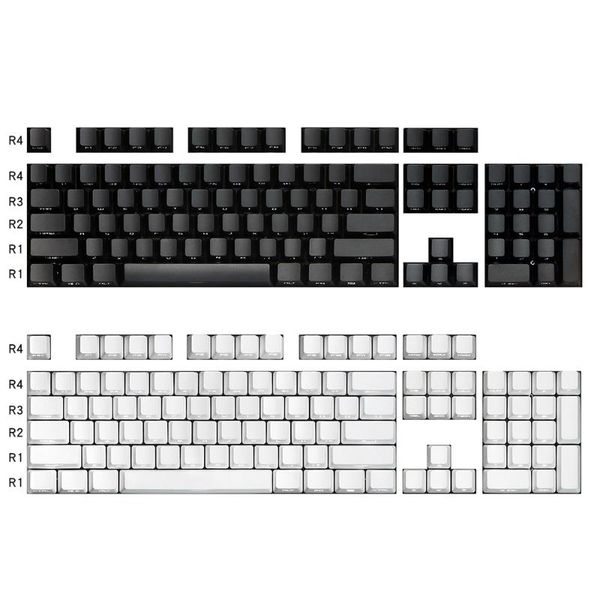 keyboards pure black white color pbt backlit keycaps for cherry mx switch 87 104 mechanical keyboard side letter oem profile key caps
keyboards pure black white color pbt backlit keycaps for cherry mx switch 87 104 mechanical keyboard side letter oem profile key caps
