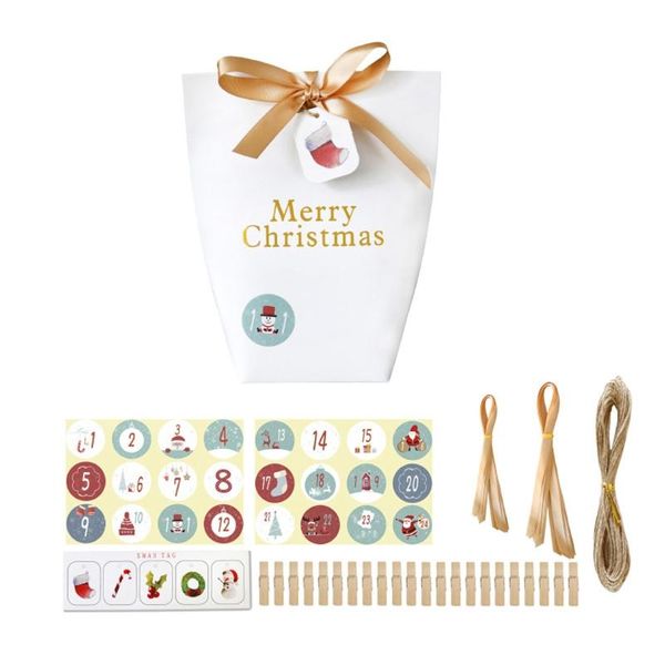 gift wrap 24 sets christmas 1-24 advent calendar cookie candy cartons with tags clips
gift wrap 24 sets christmas 1-24 advent calendar cookie candy cartons with tags clips