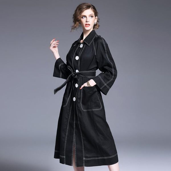 women's trench coats women plus size spring autumn 2021 ladies black long big button single breasted a-line fashion brand trenches, Tan;black
women's trench coats women plus size spring autumn 2021 ladies black long big button single breasted a-line fashion brand trenches, Tan;black