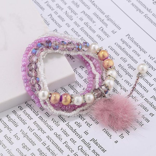 bohemian multilayer colorful beads bracelets bangles for women jewelry fur ball bracelet charm pulseiras femme bijoux, Golden;silver
bohemian multilayer colorful beads bracelets bangles for women jewelry fur ball bracelet charm pulseiras femme bijoux, Golden;silver