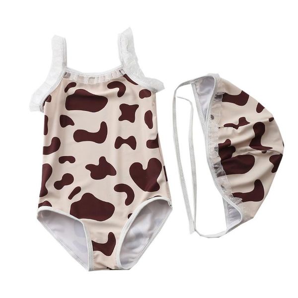 children's swimsuit girls one-piece 1-7 years old baby girl swimming calf yarn plus hat princess one-pieces, Black
children's swimsuit girls one-piece 1-7 years old baby girl swimming calf yarn plus hat princess one-pieces, Black