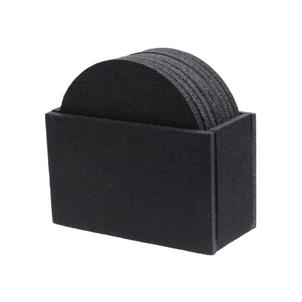 mats & pads 8pcs felt coasters thickened non woven fabric heat insulation placemat water absorption for home (black)
mats & pads 8pcs felt coasters thickened non woven fabric heat insulation placemat water absorption for home (black)
