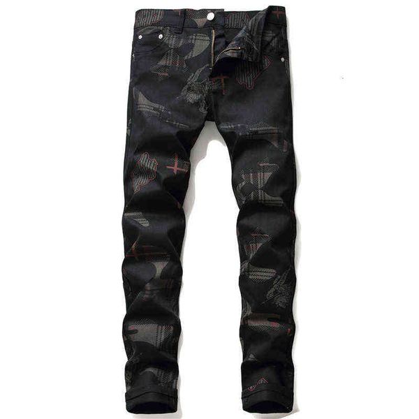 printed trendy pants men's fashion youth nightclub personalized elastic slim hairdrer alternative, Blue
printed trendy pants men's fashion youth nightclub personalized elastic slim hairdrer alternative, Blue