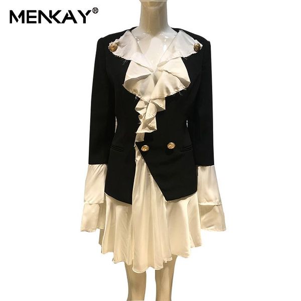 casual dresses chiffon blazer dress v neck flare sleeve ladies elegant mini 95-5, Black;gray
casual dresses chiffon blazer dress v neck flare sleeve ladies elegant mini 95-5, Black;gray