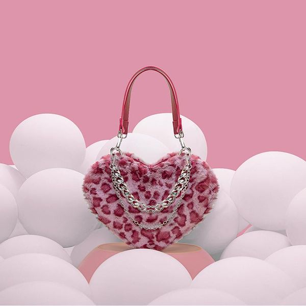 evening bags autumn winter cute heart leopard shoudler plush female small handbags for girls women chain ladies crossbody 2021
evening bags autumn winter cute heart leopard shoudler plush female small handbags for girls women chain ladies crossbody 2021