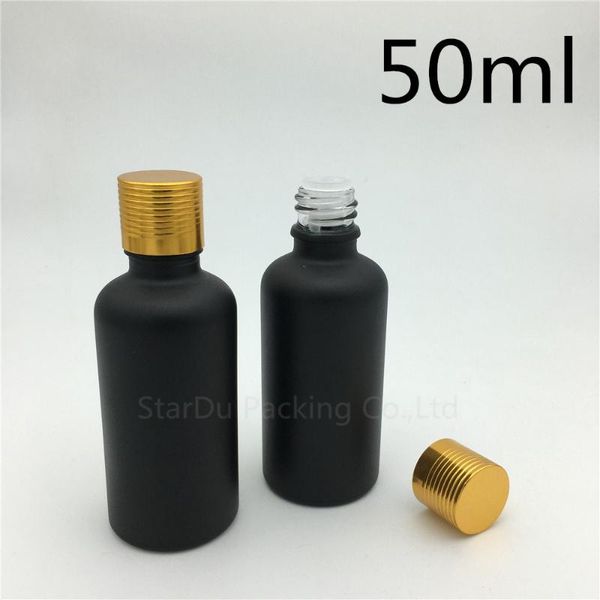 240pcs 50ml black frosted glass bottle vials essential oil with gold screw cap perfume bottles storage & jars
240pcs 50ml black frosted glass bottle vials essential oil with gold screw cap perfume bottles storage & jars