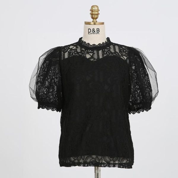 women's blouses & shirts embroidery lace transparent womens summer femme casual women shirt short sleeve girls blouse plus size blusas, White
women's blouses & shirts embroidery lace transparent womens summer femme casual women shirt short sleeve girls blouse plus size blusas, White